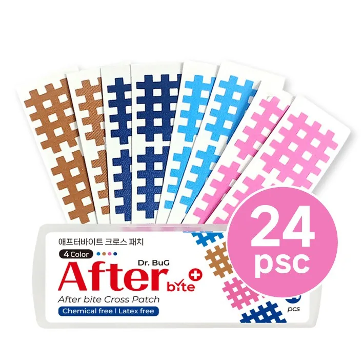쿠팡 애프터 바이트 CROSS 패치 24P