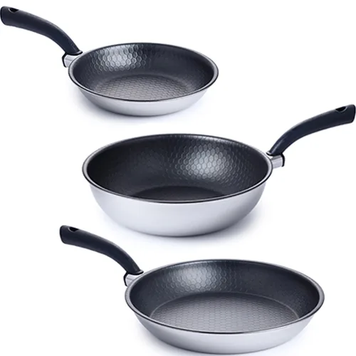쿠팡 알텐바흐 인덕션 헥사 통5중 프라이팬 세트 3개 22cm + 28cm + 궁중팬 28cm