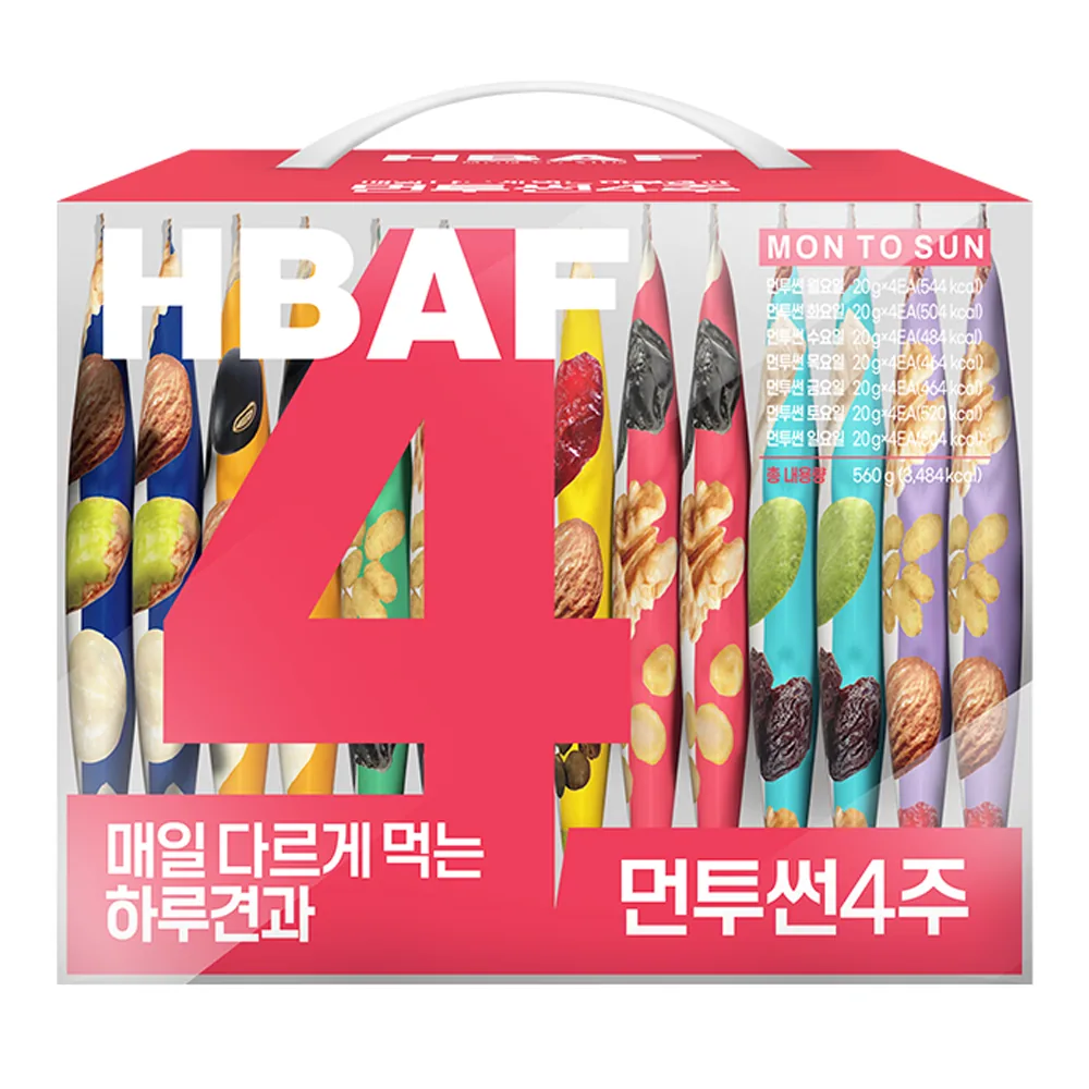 쿠팡 바프 먼투썬 4주 하루견과 560g