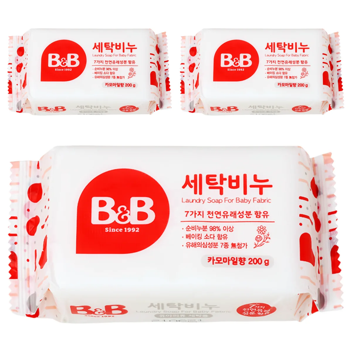 쿠팡 비앤비 유아 세탁비누 카모마일