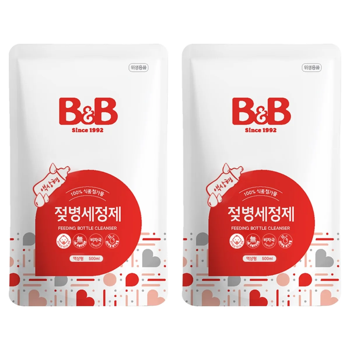 쿠팡 비앤비 액상형 젖병세정제 리필 허브향