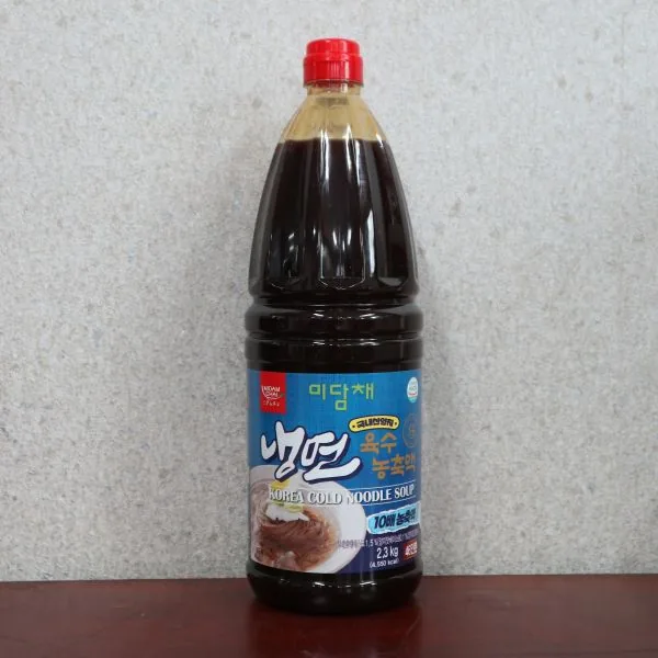 쿠팡 미담채 쇠고기맛 냉면육수 농축액 2.3kg 2개