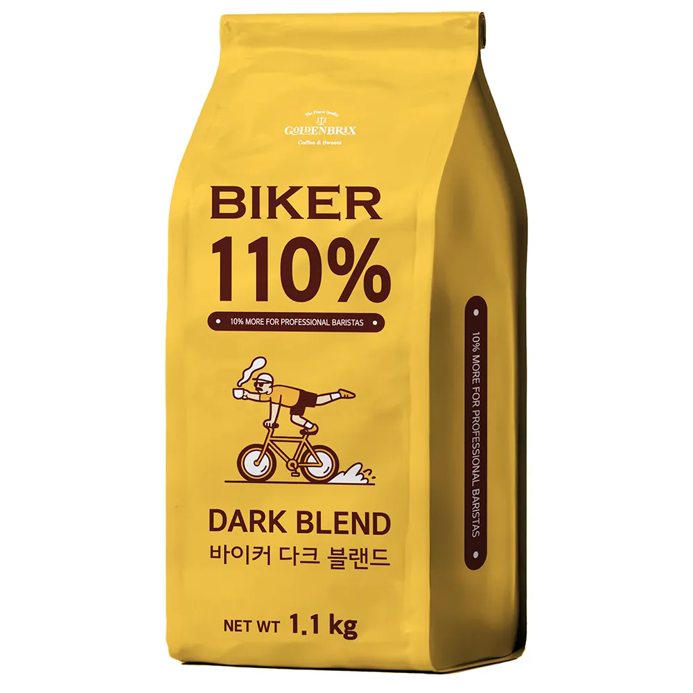 쿠팡 바이커110 원두커피 다크블렌드 홀빈 1.1kg