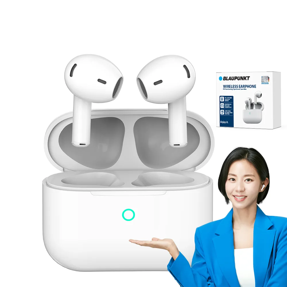 쿠팡 블라우풍트 ENC 노이즈 캔슬링 블루투스 이어폰 BLP-BE331W 화이트