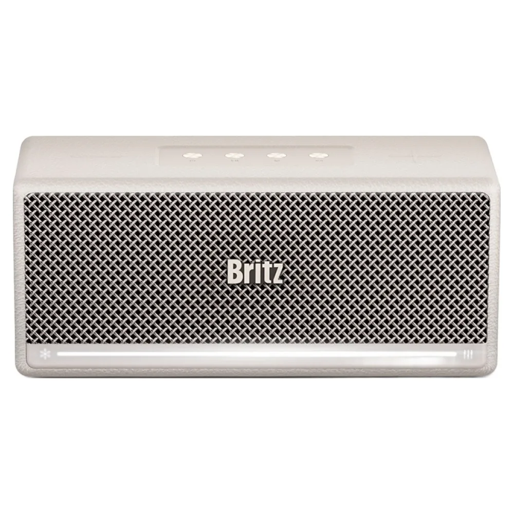 쿠팡 브리츠 플러스 블루투스 스피커 BZ-GBUTTON 베이지