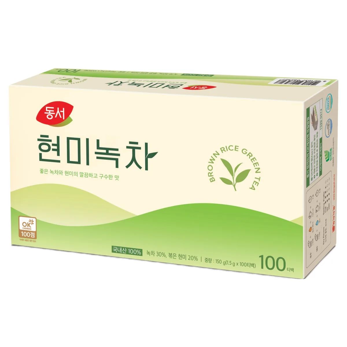 쿠팡 동서 현미녹차 티백