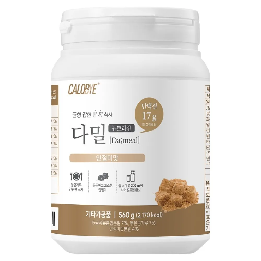 쿠팡 칼로바이 다밀 뉴트리션 분말 인절미맛