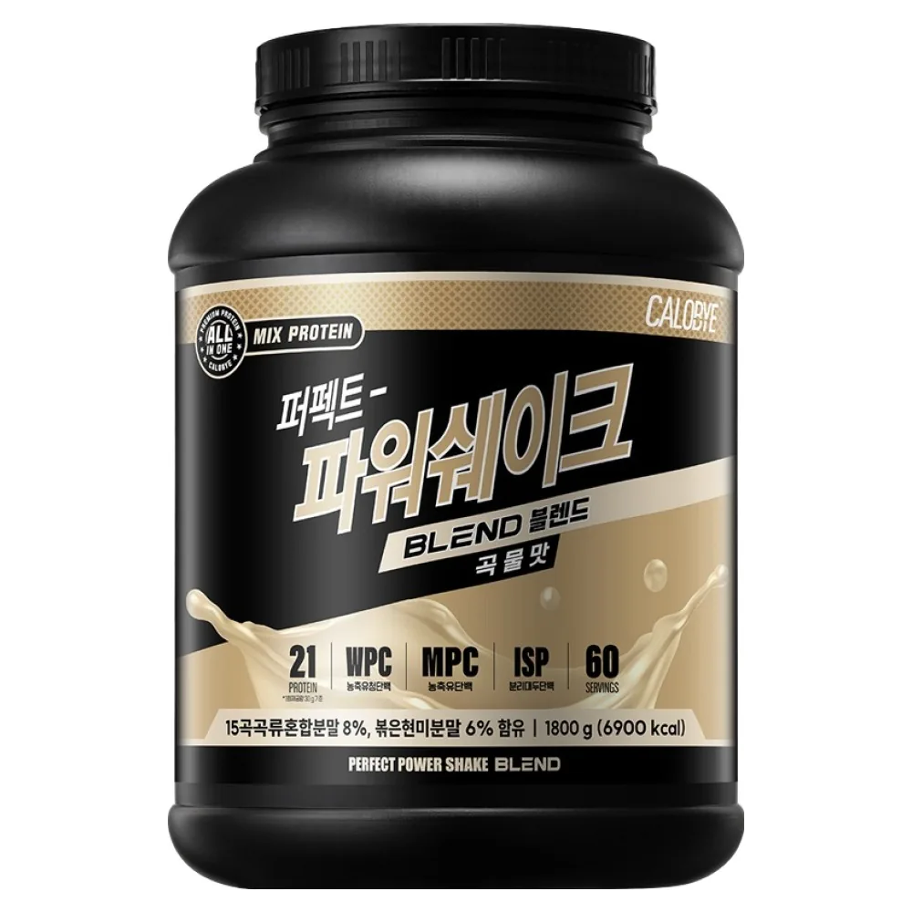 쿠팡 칼로바이 퍼펙트 파워쉐이크 블렌드 단백질쉐이크 곡물맛 60회분
