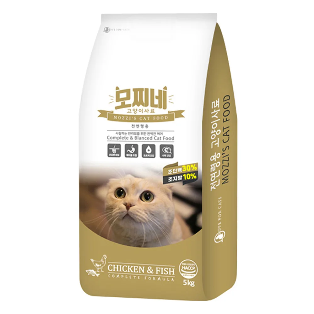 쿠팡 모찌네 전연령용 고양이 건식사료 닭 5kg