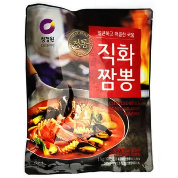 쿠팡 청정원 정통 직화짬뽕 분말