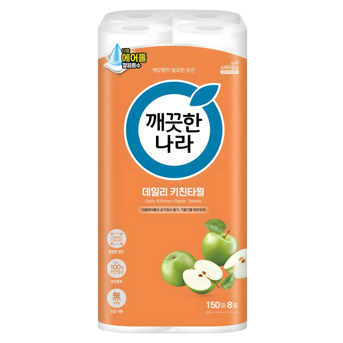 쿠팡 깨끗한나라 데일리 천연펄프 키친타월