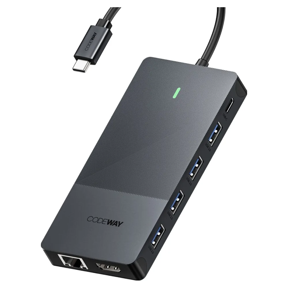 쿠팡 코드웨이 USB C타입 12in1 4K 60Hz 노트북 멀티허브 LA71012A