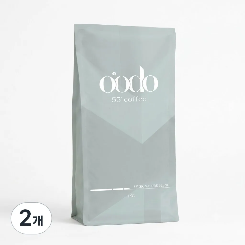 쿠팡 55도커피 카카오무드 커피 원두 1kg 2개