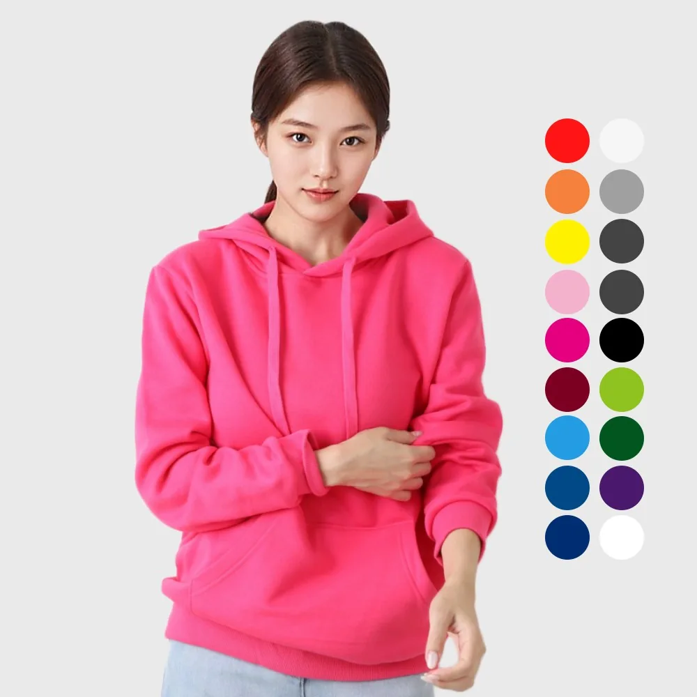 쿠팡 지주컴퍼니 컬러 베이직 후드 티셔츠