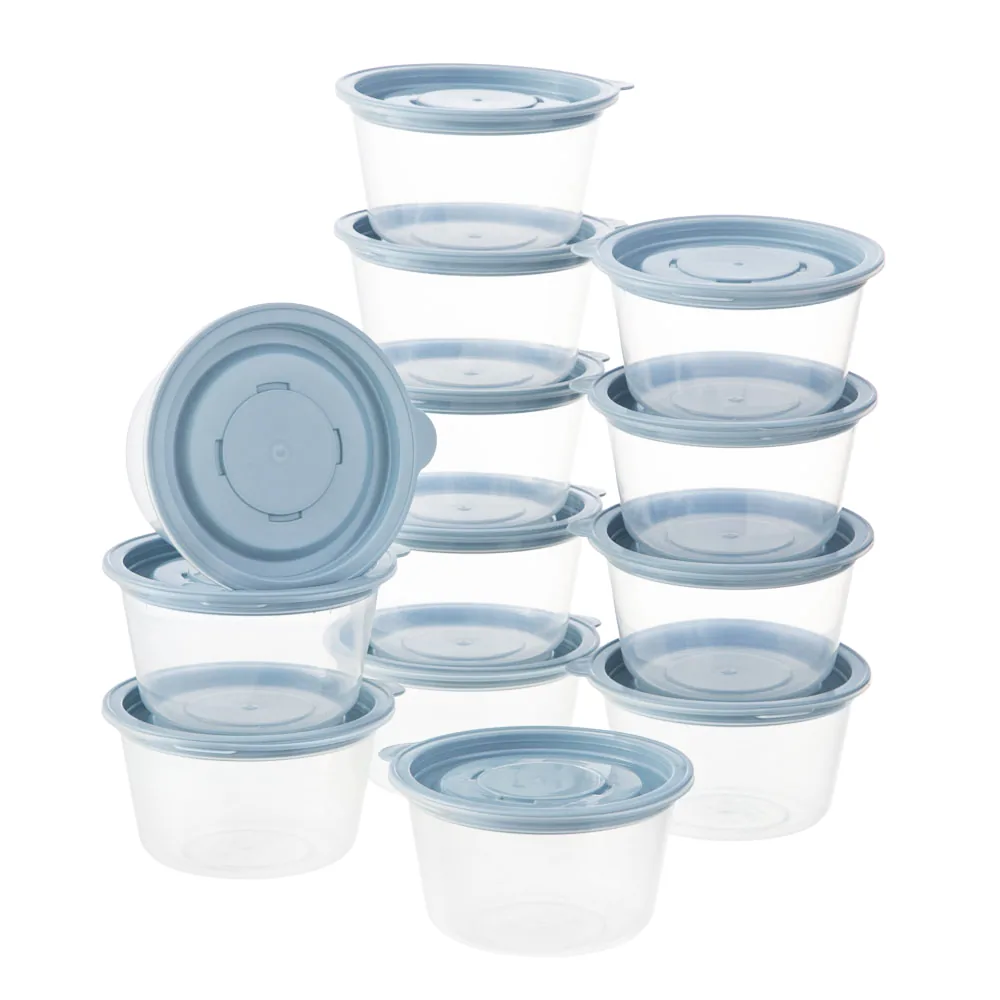 쿠팡 코멧 냉동밥 국용 전자레인지 밀폐용기 블루 275ml