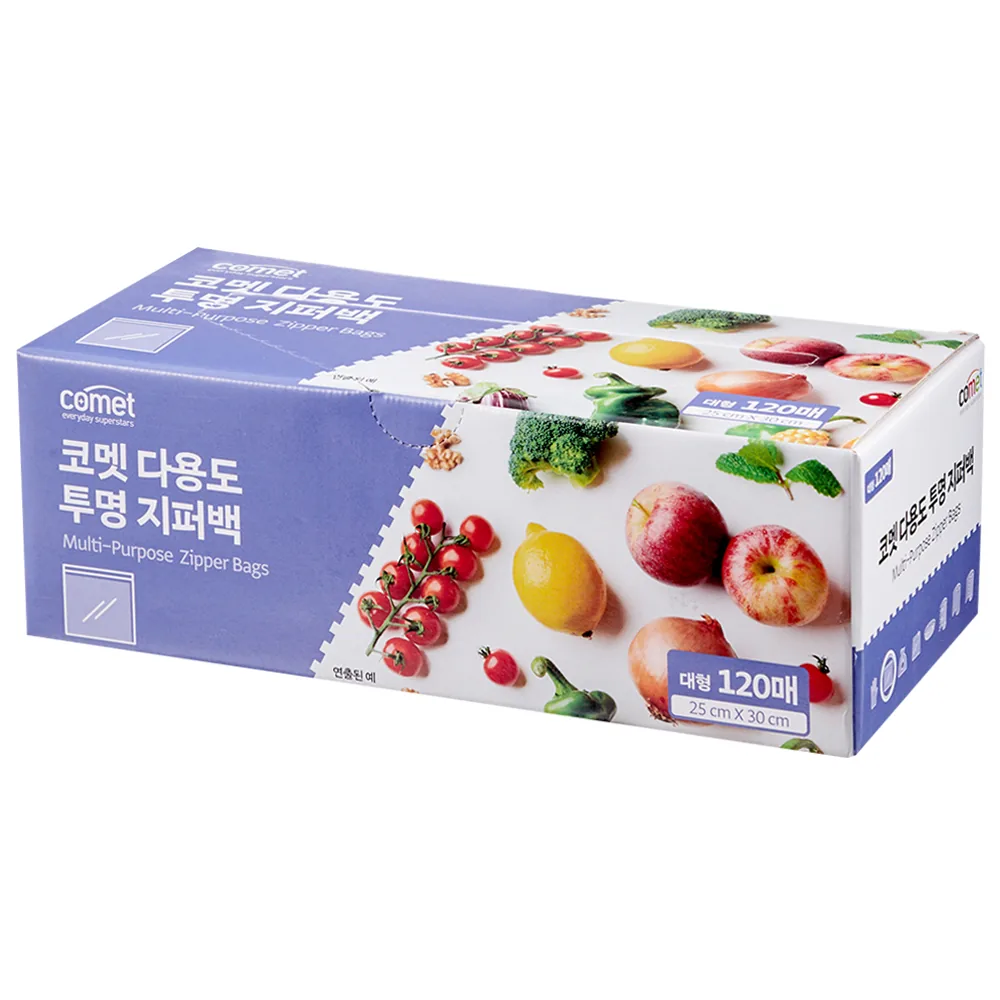 쿠팡 코멧 다용도 투명 지퍼백