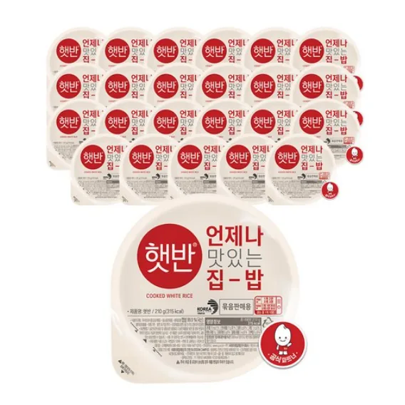 쿠팡 햇반 큰공기 210g 24개