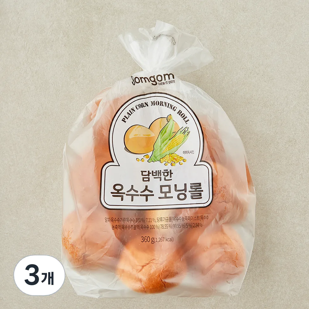 쿠팡 곰곰 담백한 옥수수 모닝롤