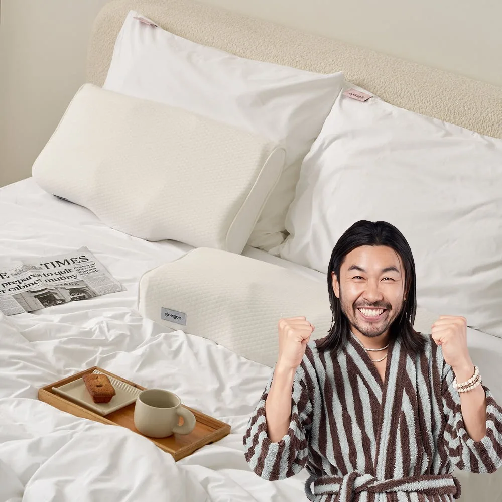 쿠팡 아늑앳홈 아늑호텔 고이고이 경추베개 메모리폼 화이트 1개