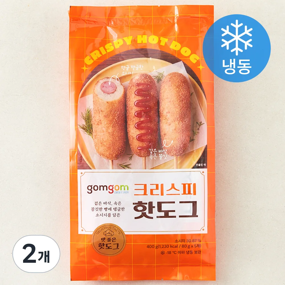 쿠팡 곰곰 크리스피 핫도그 (냉동)