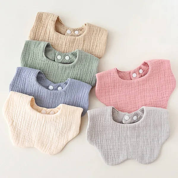 쿠팡 몽실이 데일리 파스텔 거즈 턱받이 6SET