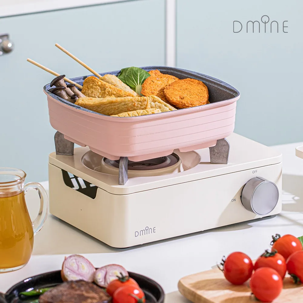 쿠팡 디마인 감성 스토브 캠핑 미니 가스버너 휴대용 GRASTOVE 크림 1개