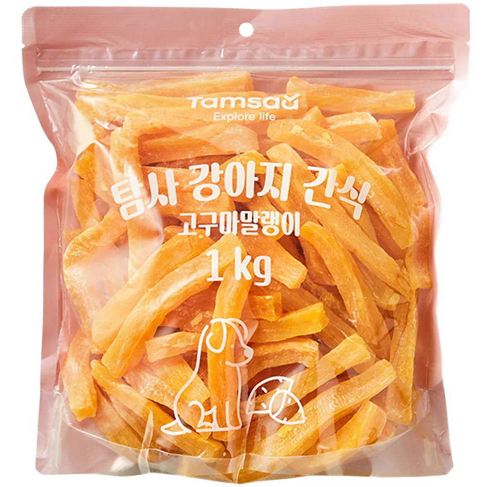 쿠팡 탐사 강아지 고구마말랭이 간식