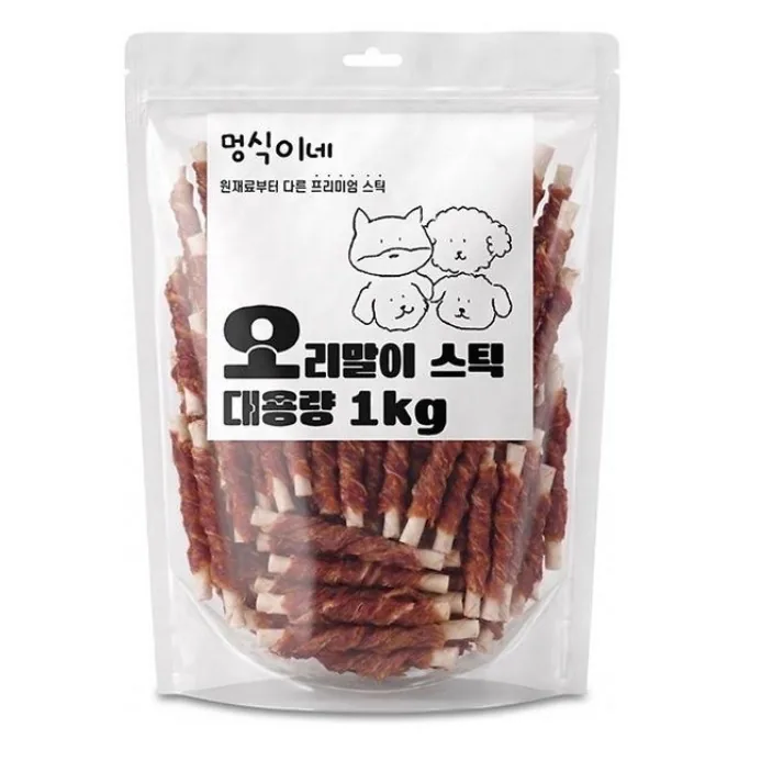 쿠팡 멍식이네 맛있개먹개 대용량 강아지 간식껌