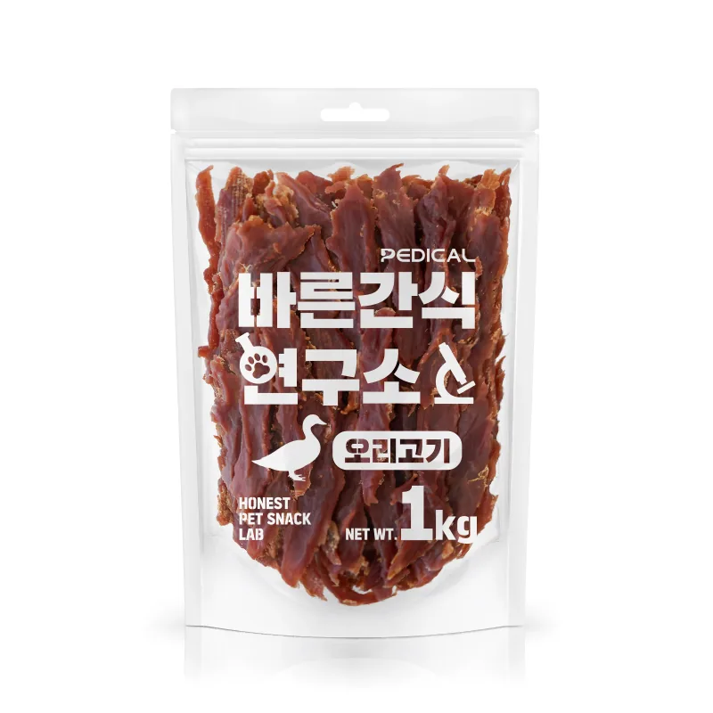 쿠팡 바른간식연구소 오리가슴살 1kg 강아지 육포