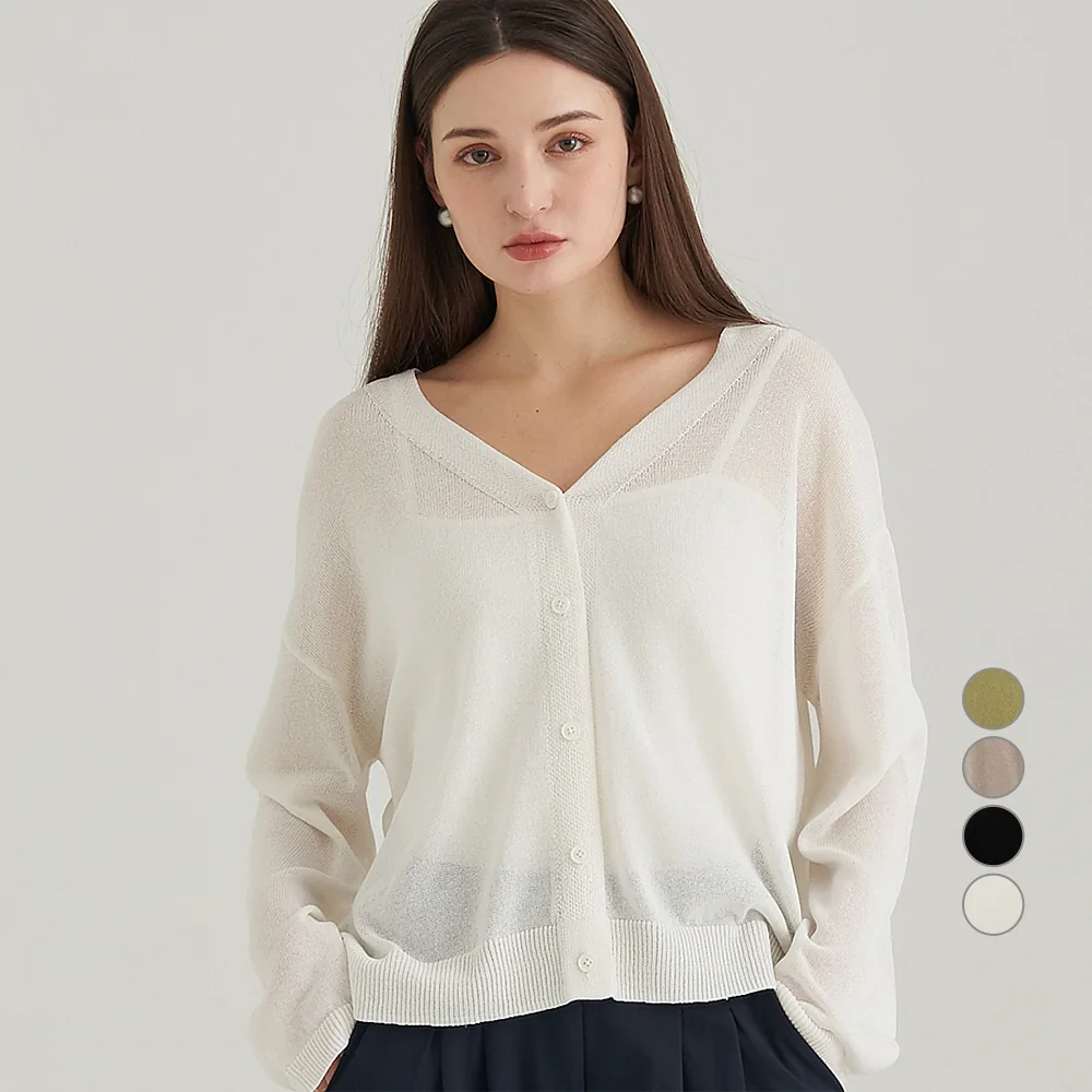 쿠팡 ELLE PARIS 릴렉스핏 여름용 가디건