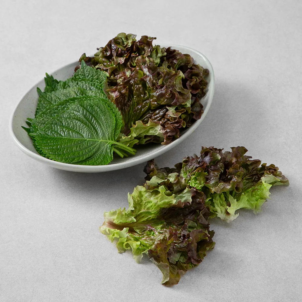 쿠팡 국내산 상추&깻잎 간편쌈