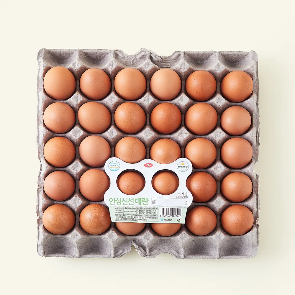 쿠팡 농업회사법인(주)이도팜 안심 신선대란 1.56kg