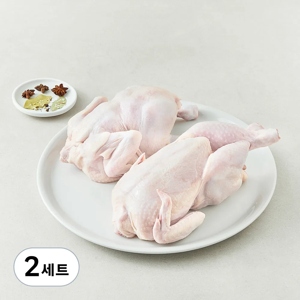 쿠팡 곰곰 1등급 생닭 두마리 (냉장)