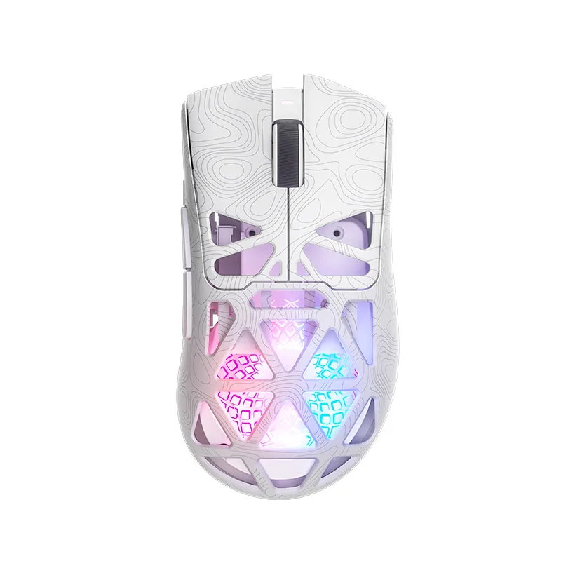 쿠팡 FURYCUBE G11 초경량 무선 게이밍 마우스 PAW3311 센서 메테오 볼캐노 다이내믹 RGB 3모드 연결 6단계 DPI 인체공학적 디자인 컨투어 블랙
