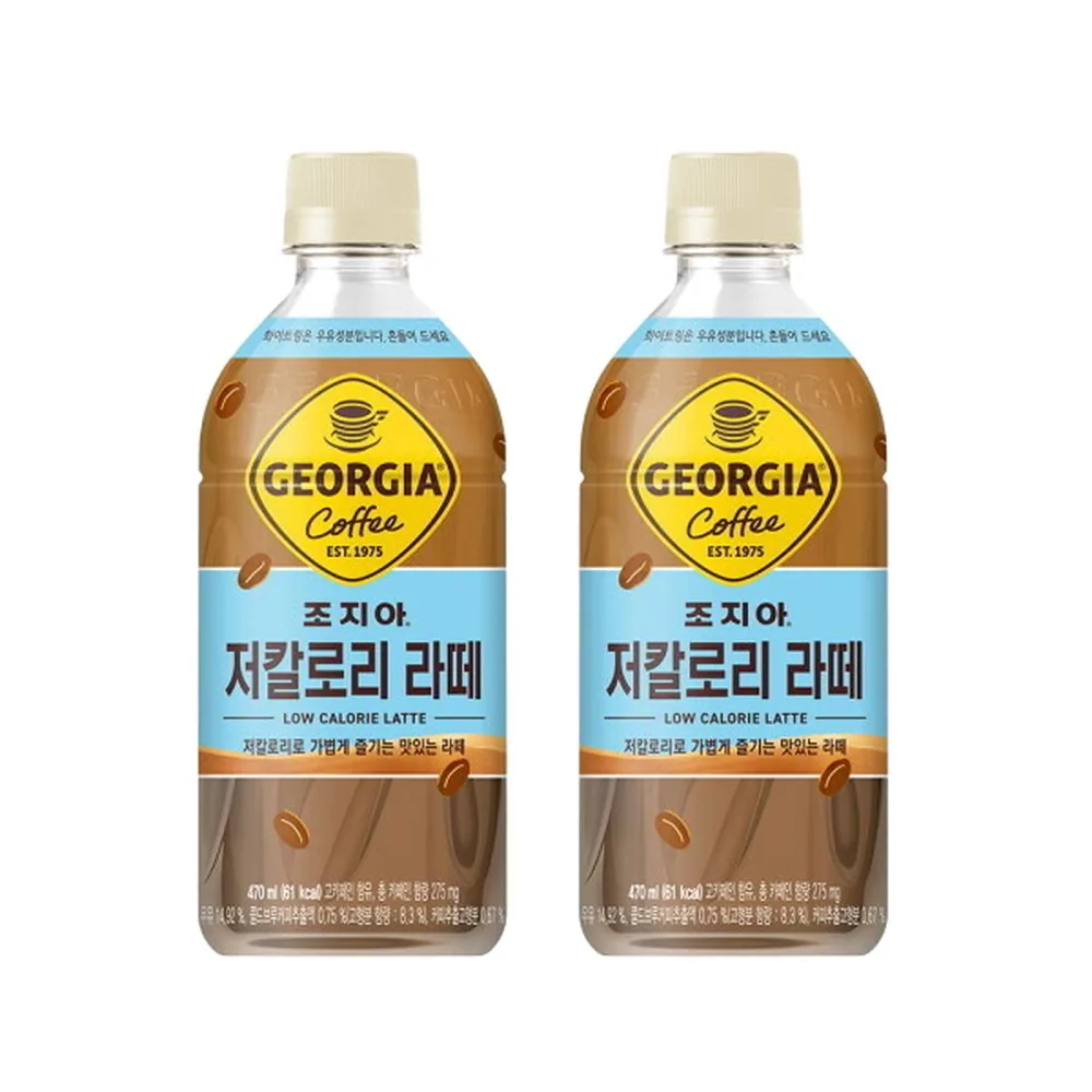 쿠팡 조지아 크래프트 저칼로리 라떼 470ml 24개