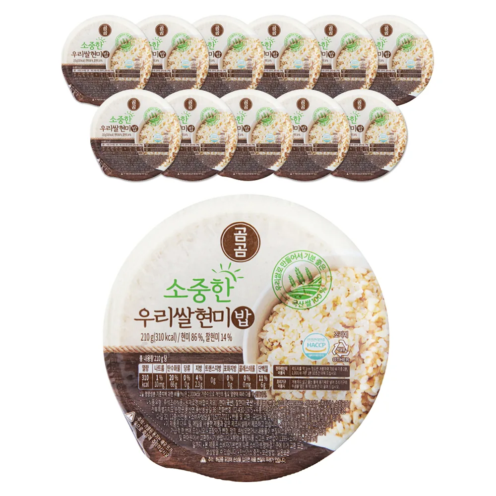쿠팡 곰곰 소중한 우리쌀 현미밥