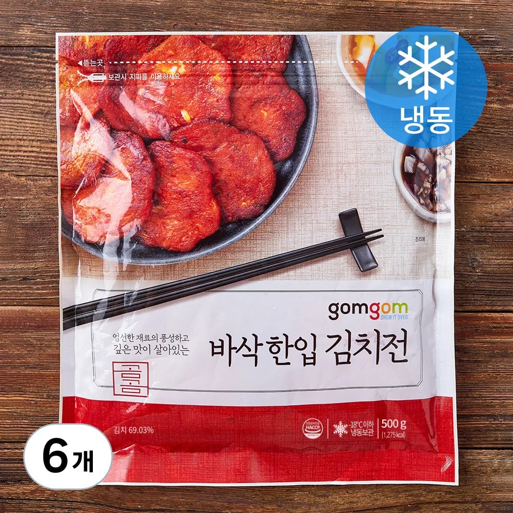 쿠팡 곰곰 바삭 한입 김치전 (냉동)