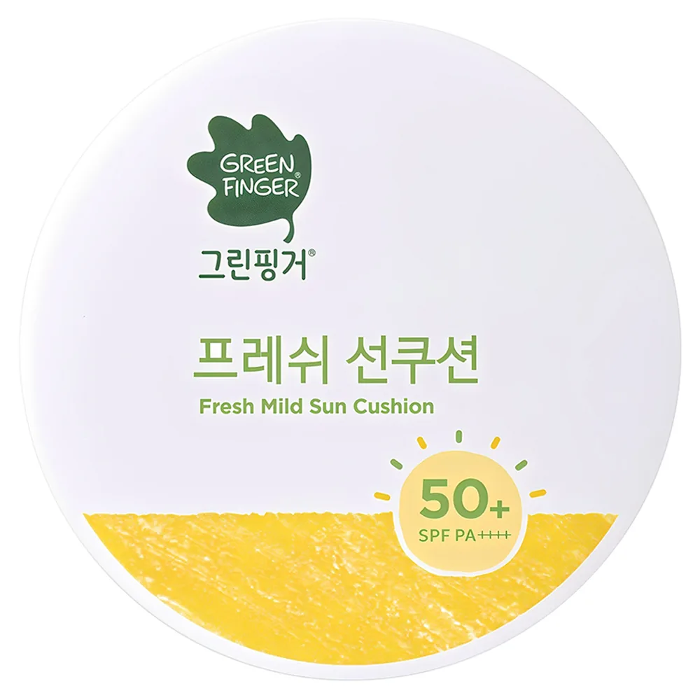 쿠팡 그린핑거 프레쉬 마일드 유아 선쿠션 SPF50+ PA++++