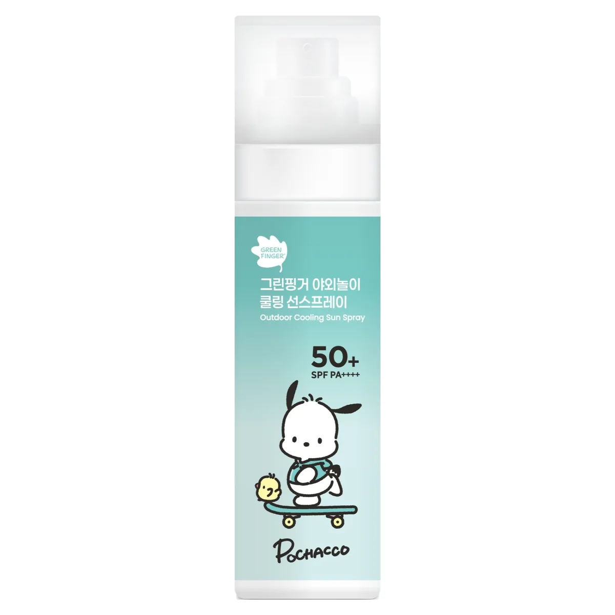 쿠팡 그린핑거 산리오 포차코 에디션 쿨링 선스프레이 SPF50+ PA++++