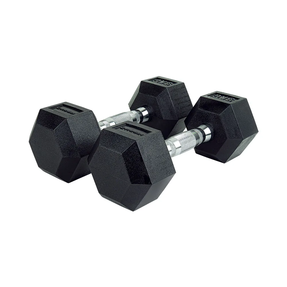 쿠팡 GYMMAN 짐맨 PEV 육각 덤벨 2개 5kg