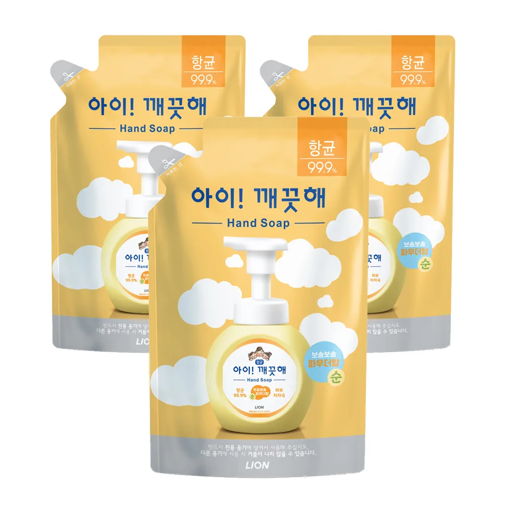쿠팡 아이깨끗해 핸드워시 순 파우더향 리필용