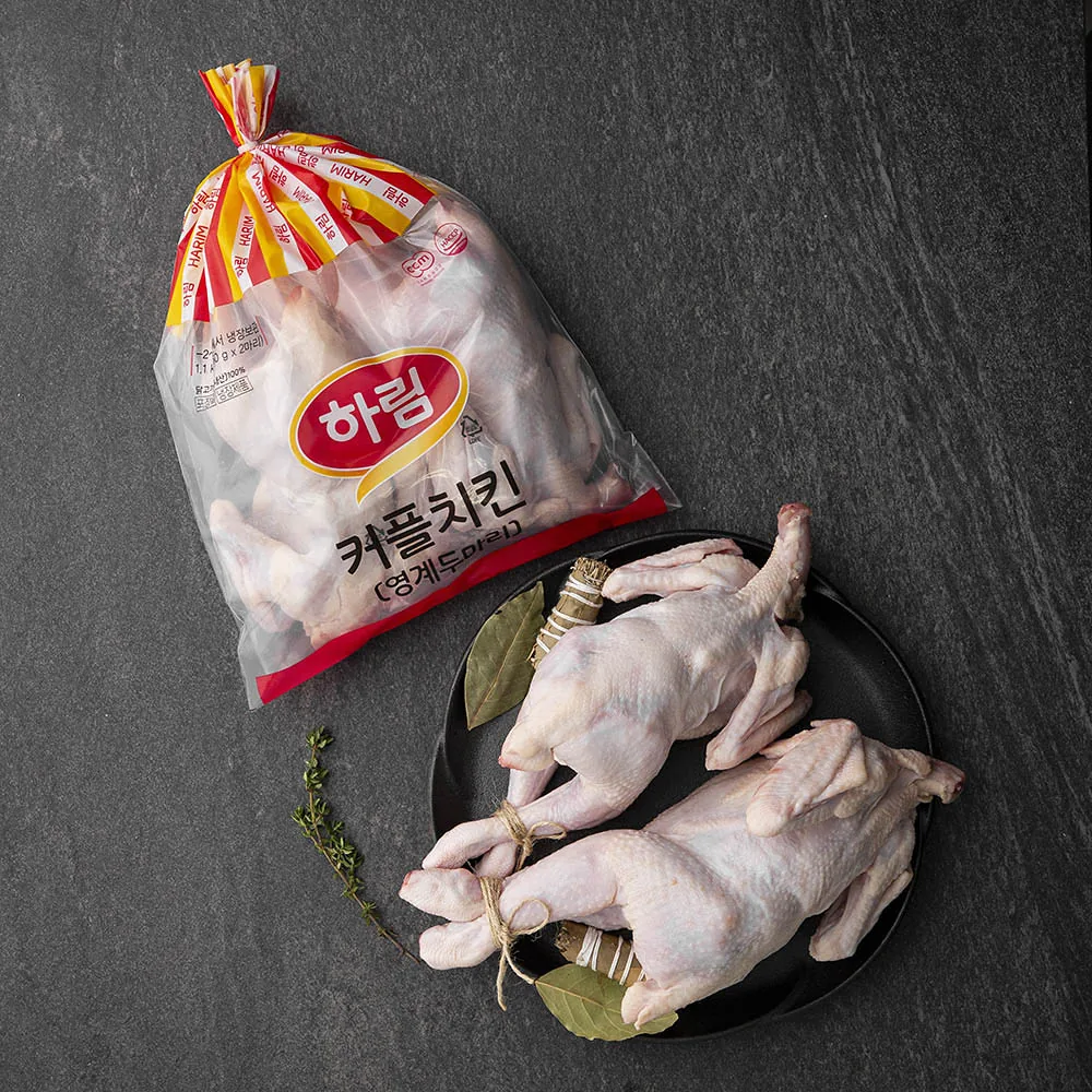 쿠팡 하림 커플치킨 통닭 백숙용 2입