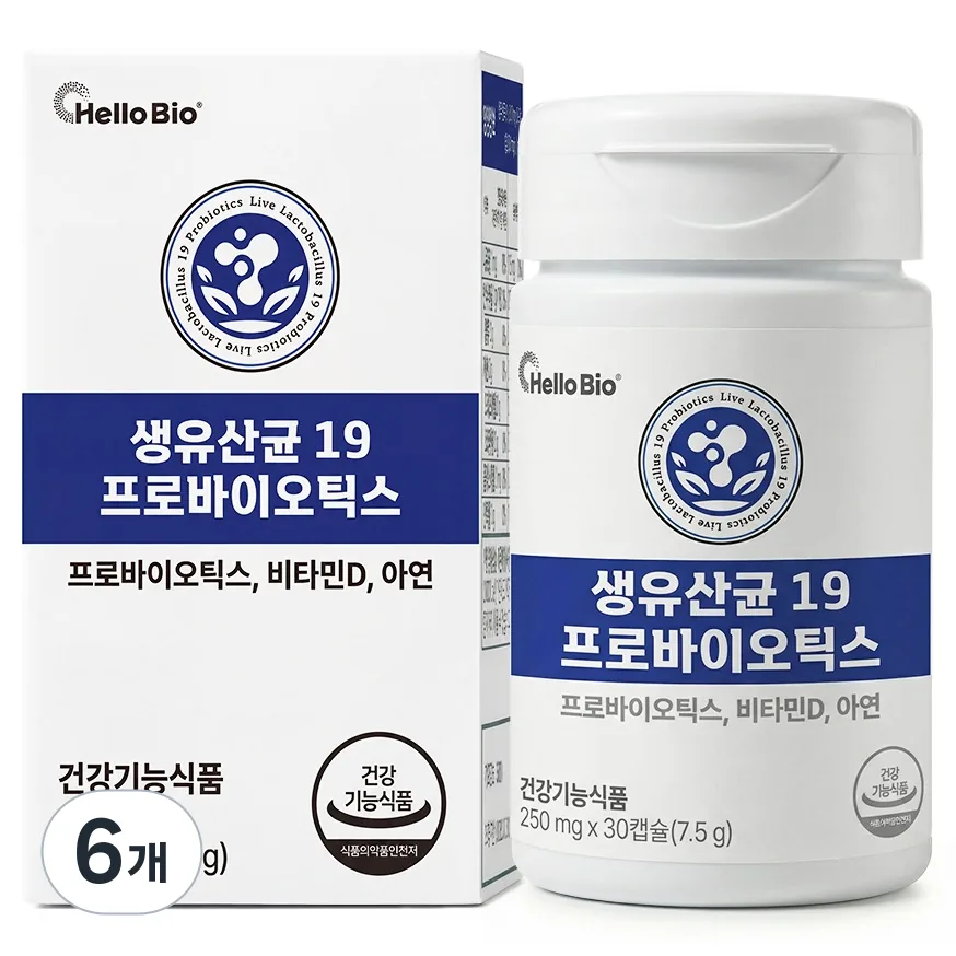 쿠팡 헬로바이오 생유산균 19 프로바이오틱스 7.5g