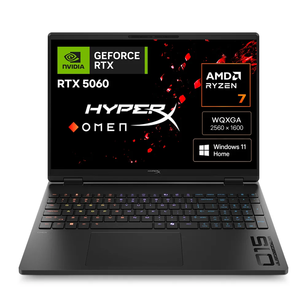 쿠팡 HP 오멘 15 라이젠7 지포스 RTX 5060 Shadow Black 1TB 24GB WIN11 Home 15-gb0041AX