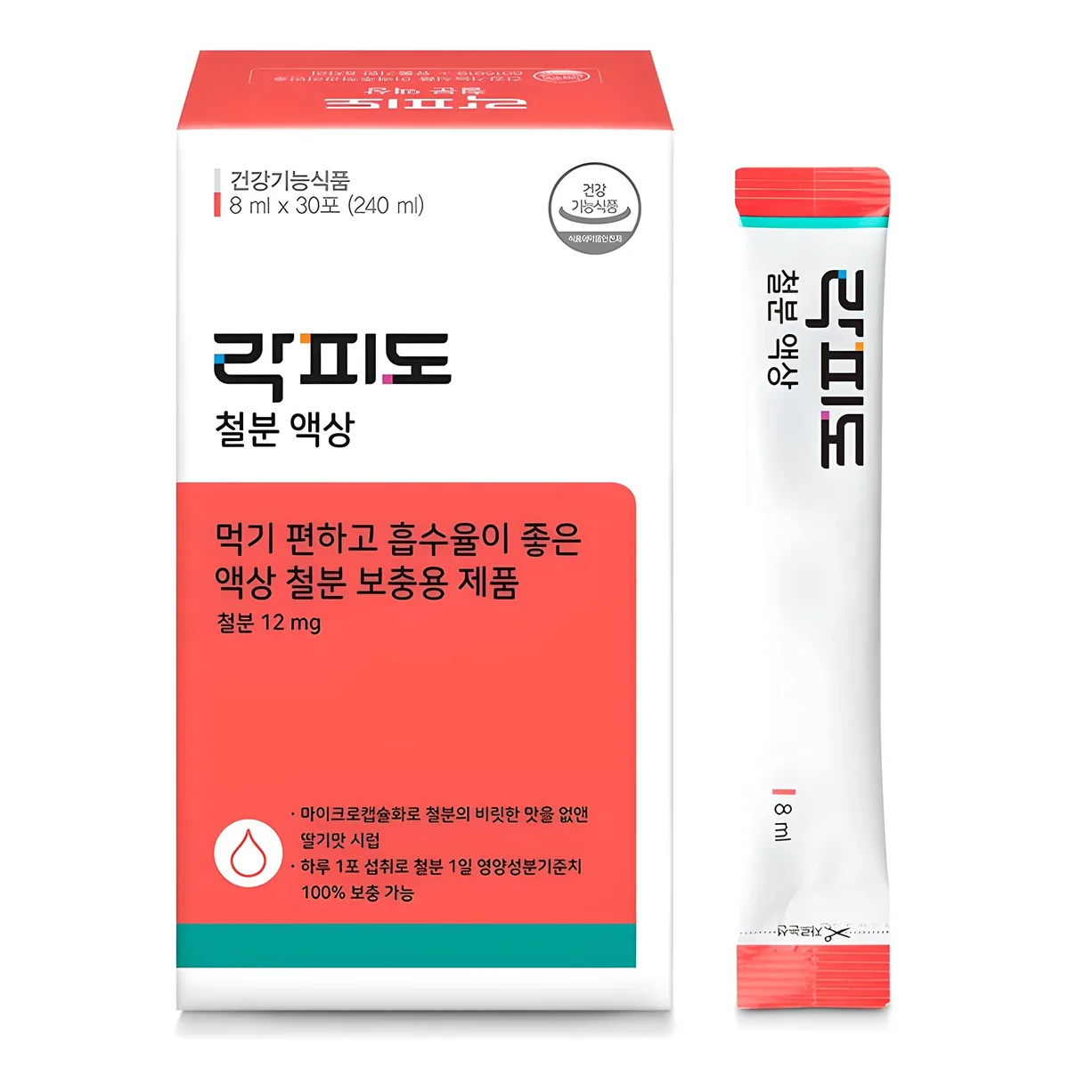 쿠팡 락피도 정품 철분 액상 30포