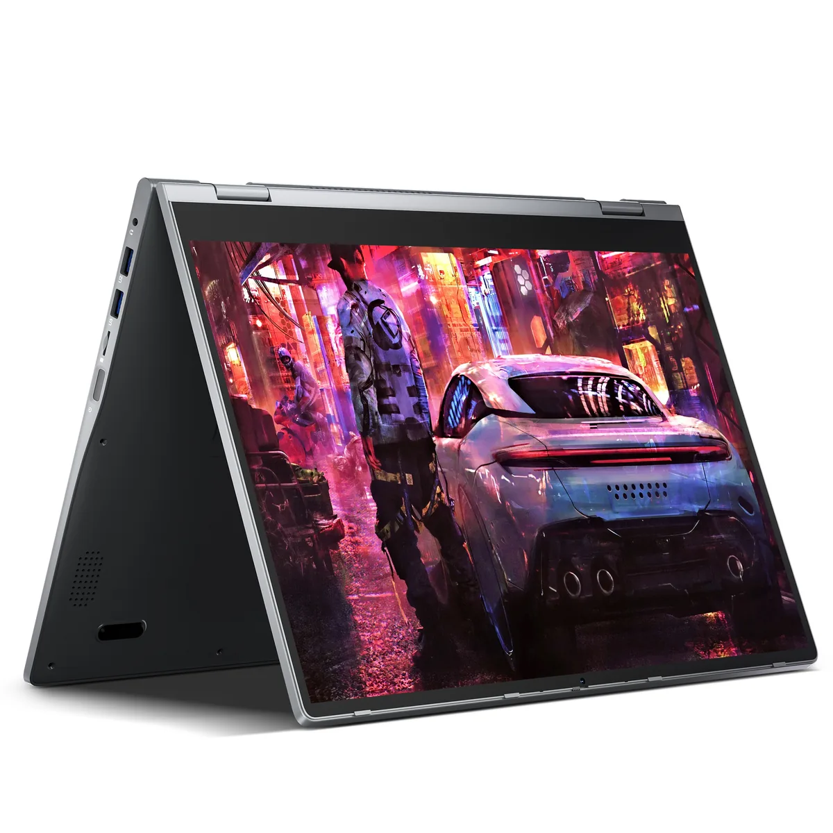 쿠팡 JUMPER 노트북 2-in-1 16인치 접이식 터치스크린 N5095 프로세서 지문인식 WiFi6 Windows 11 Home 회색 J1 NY02 128GB 4GB