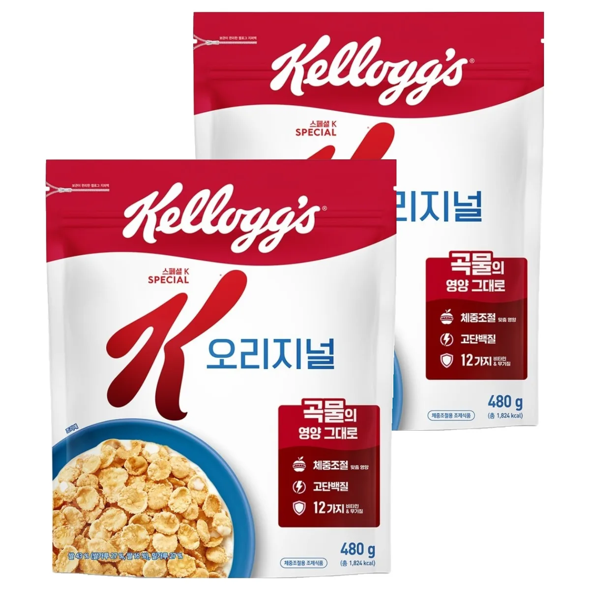쿠팡 켈로그 스페셜K 오리지널 시리얼 1.3kg
