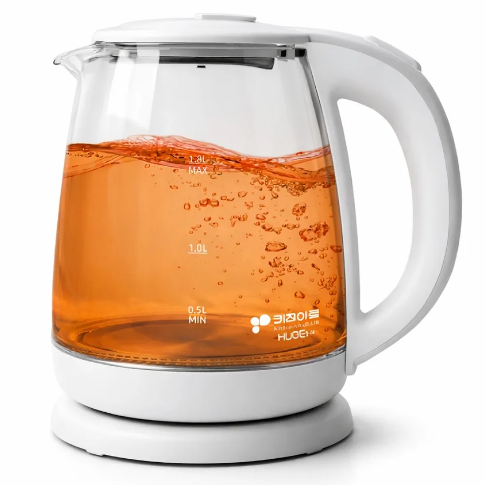 쿠팡 키친아트 허브 전기 유리 포트 1.8L KK-E17GF