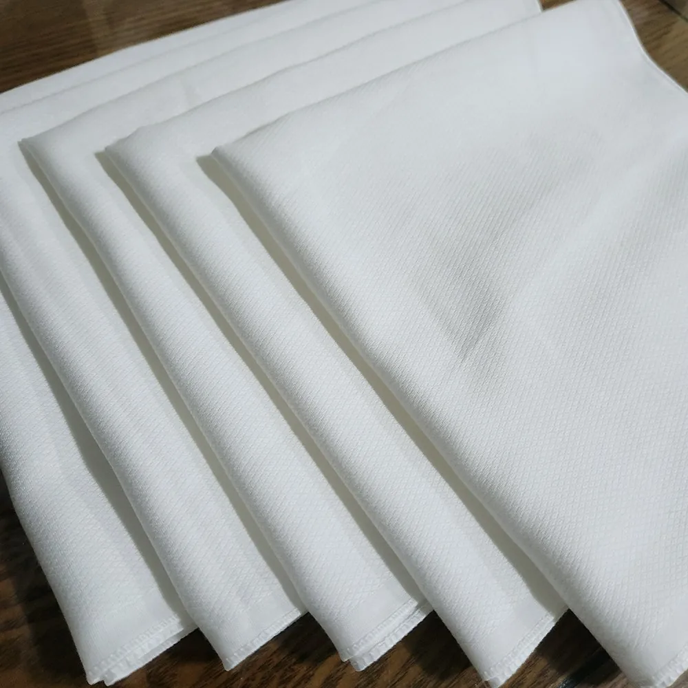 쿠팡 국산 순면 무형광 빅사이즈 50x50cm 엠보면 무지 손수건 10장