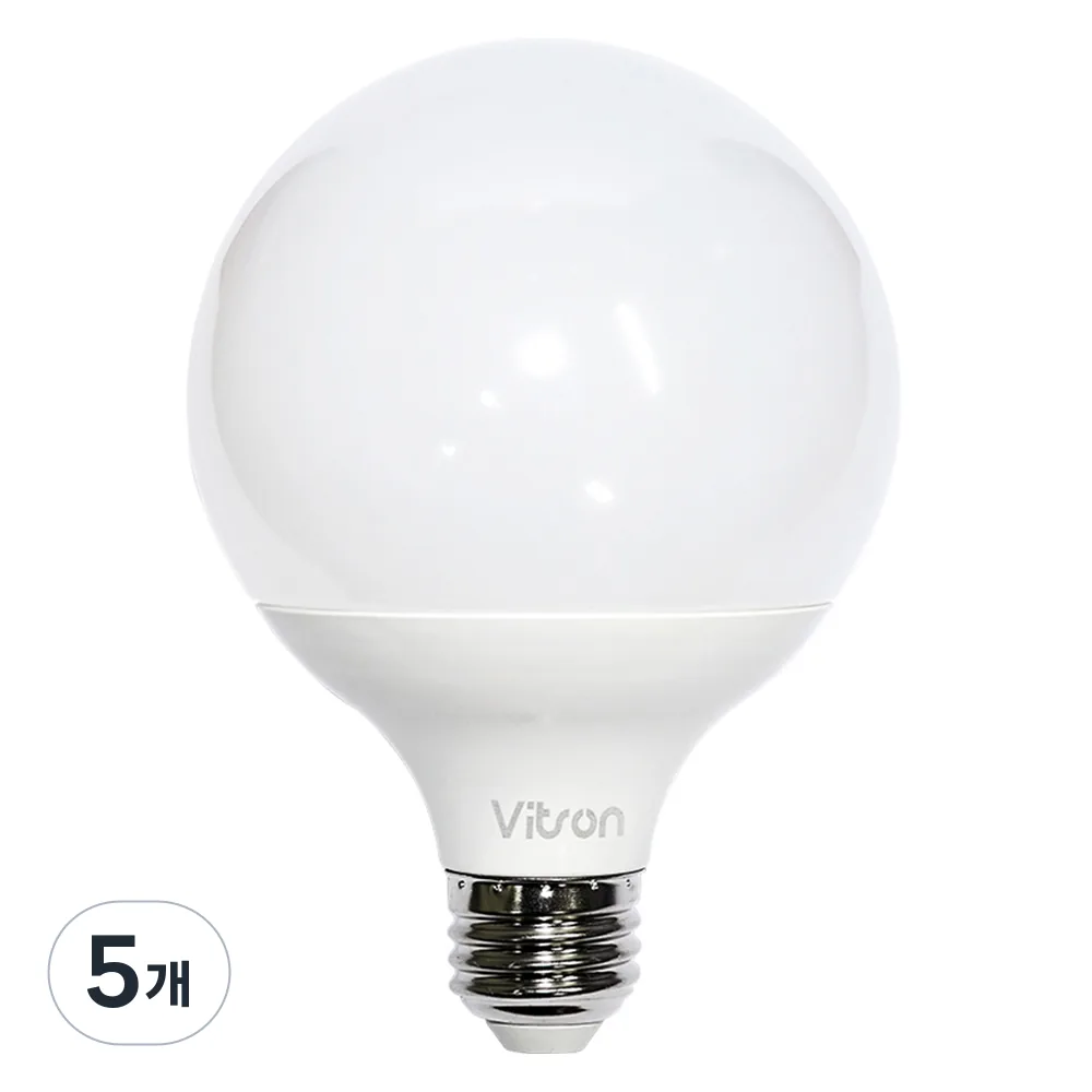 쿠팡 비츠온 LED 볼전구 숏타입 12W